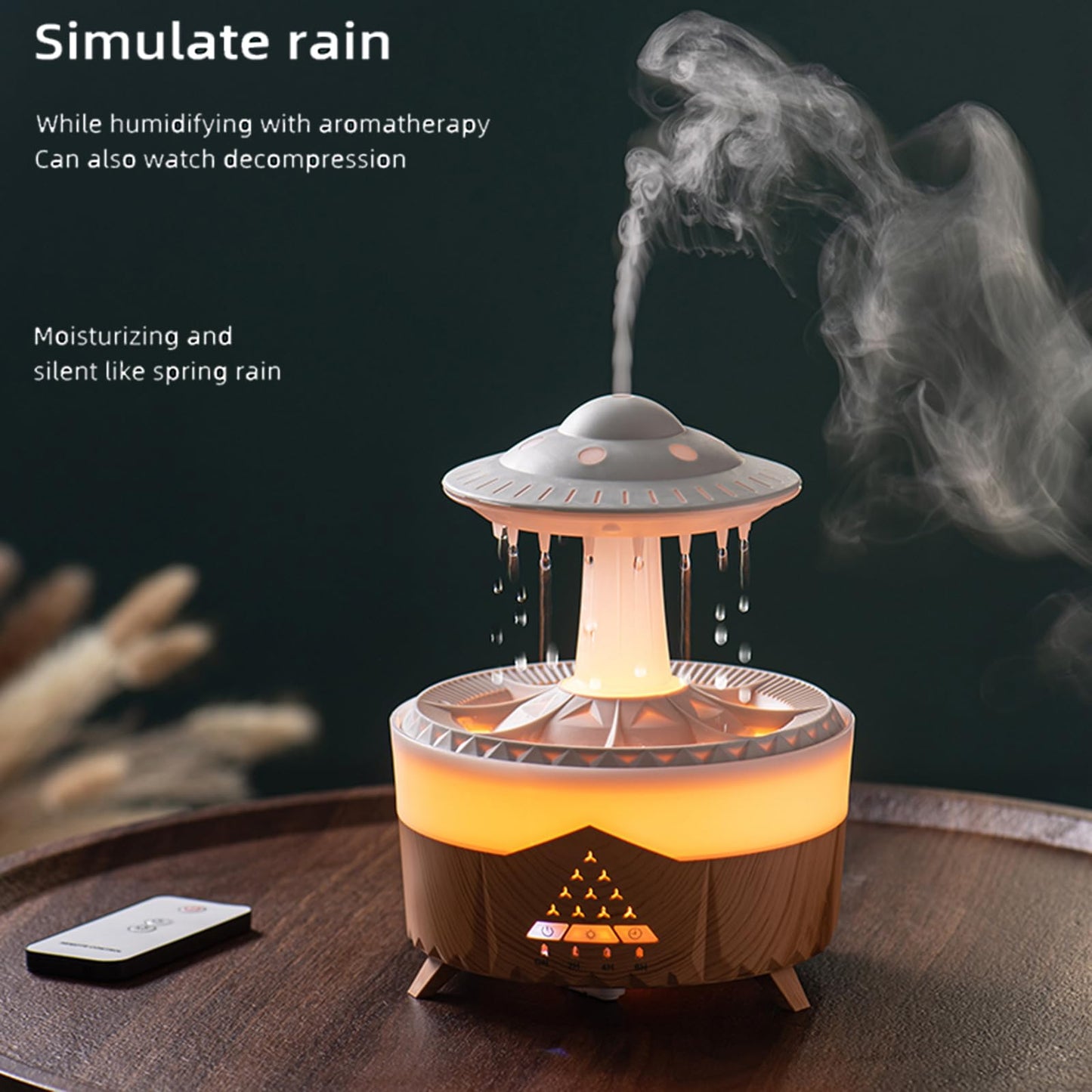 ✨ Humidificador OVNI con Luz LED