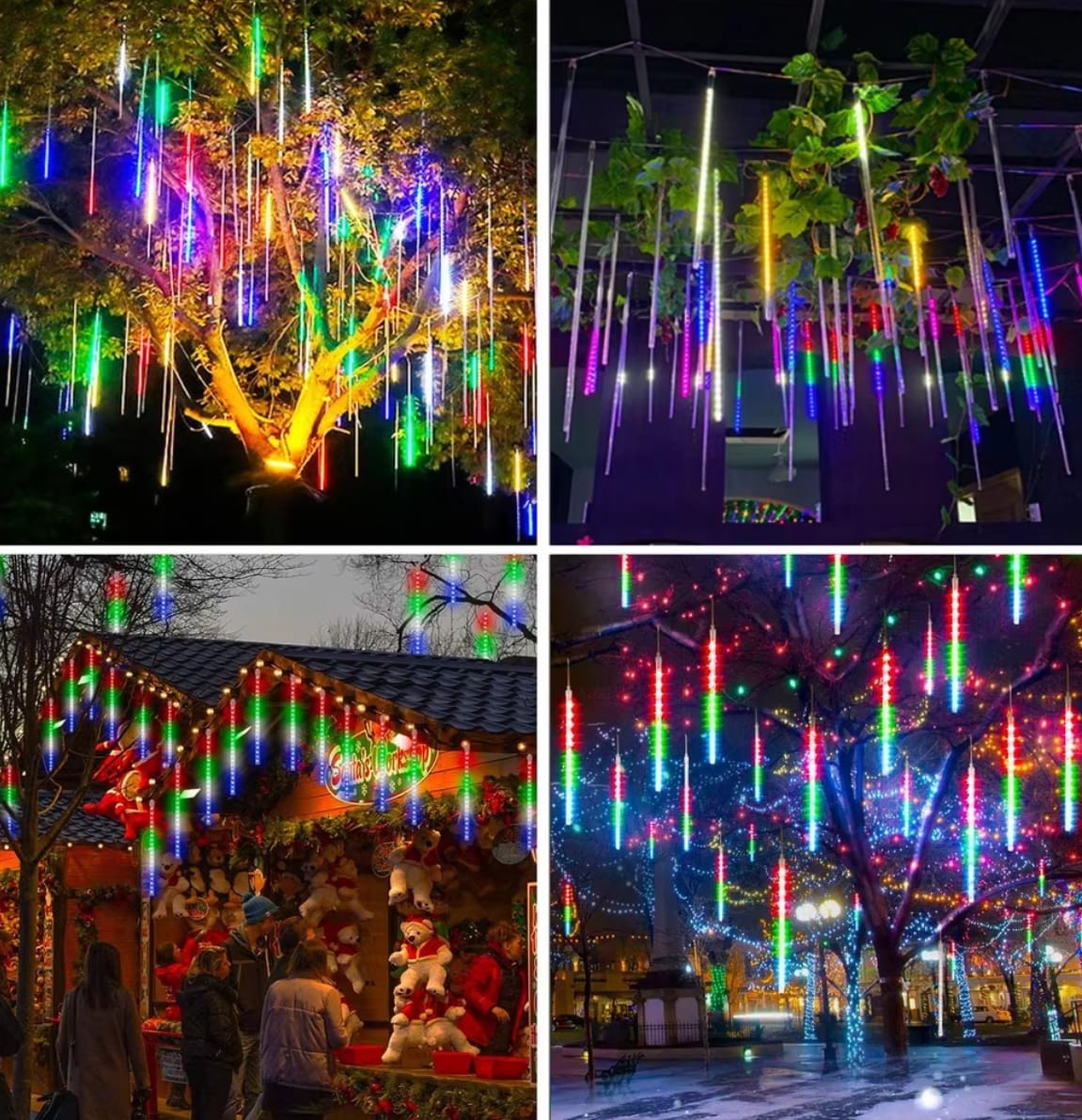 GUIRNALDA LED EFECTO METEORITO 220v 2mts.