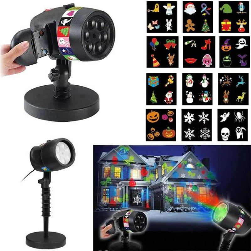 🎅✨ Proyector LED Slide Show Navideño