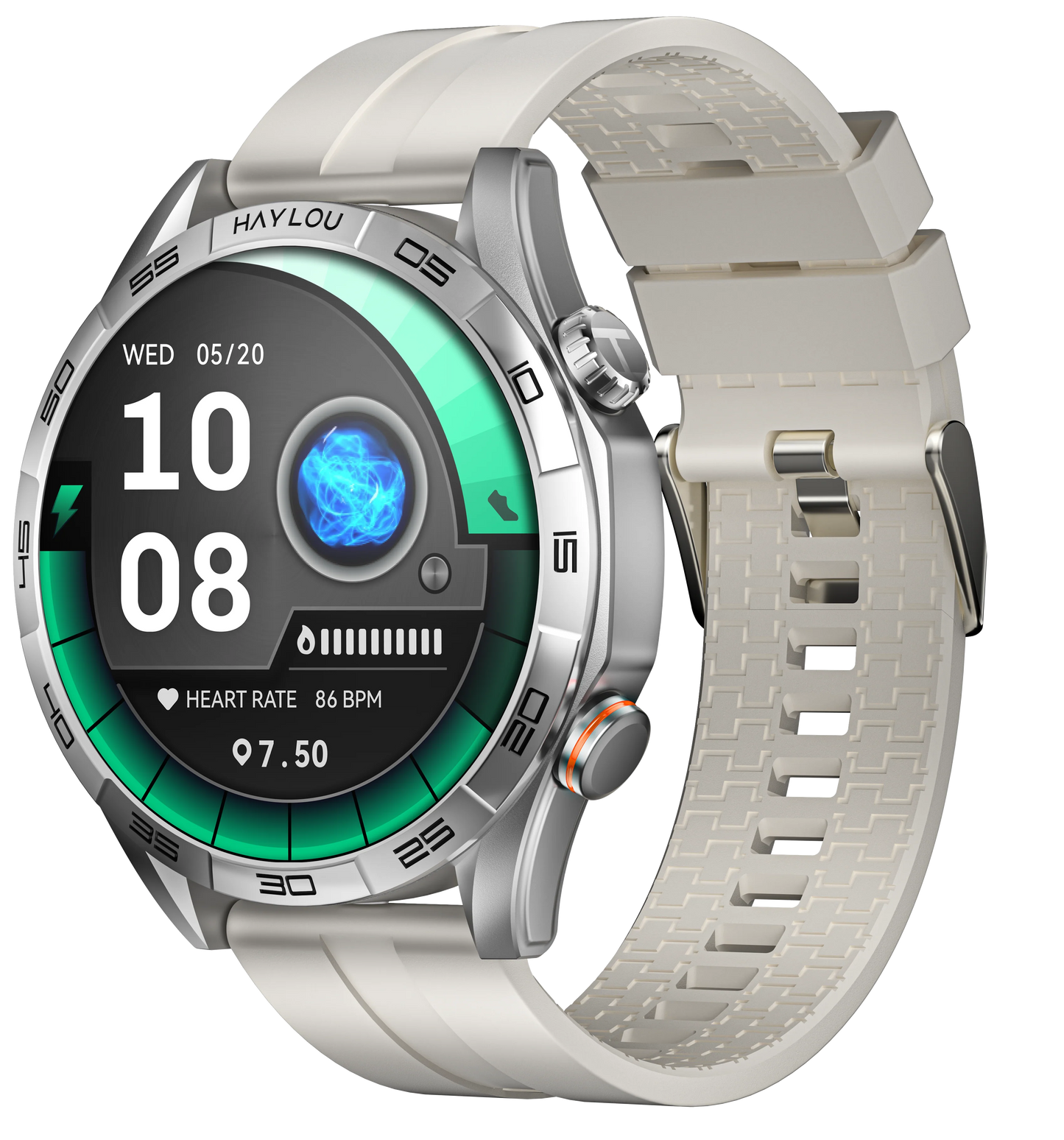 RELOJ HAYLOU SOLAR 5 (PLATEADO)