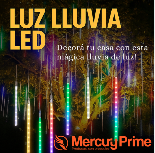 GUIRNALDA LED EFECTO METEORITO 220v 2mts.